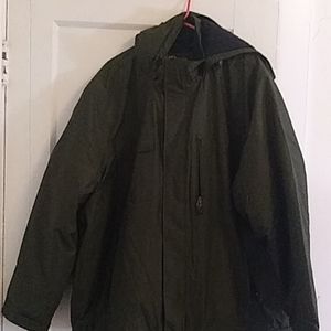 Army green Swiss tech heavy duty jacket brand new